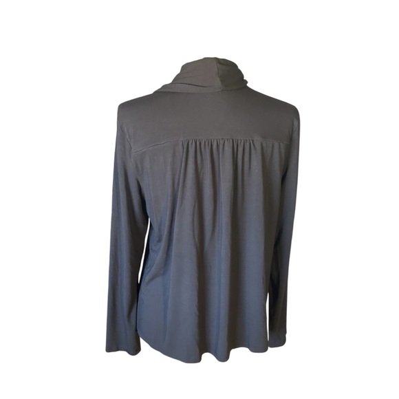 Eileen Fisher Open Front Loose Knit Cardigan Sz Lrg - Picture 5 of 9